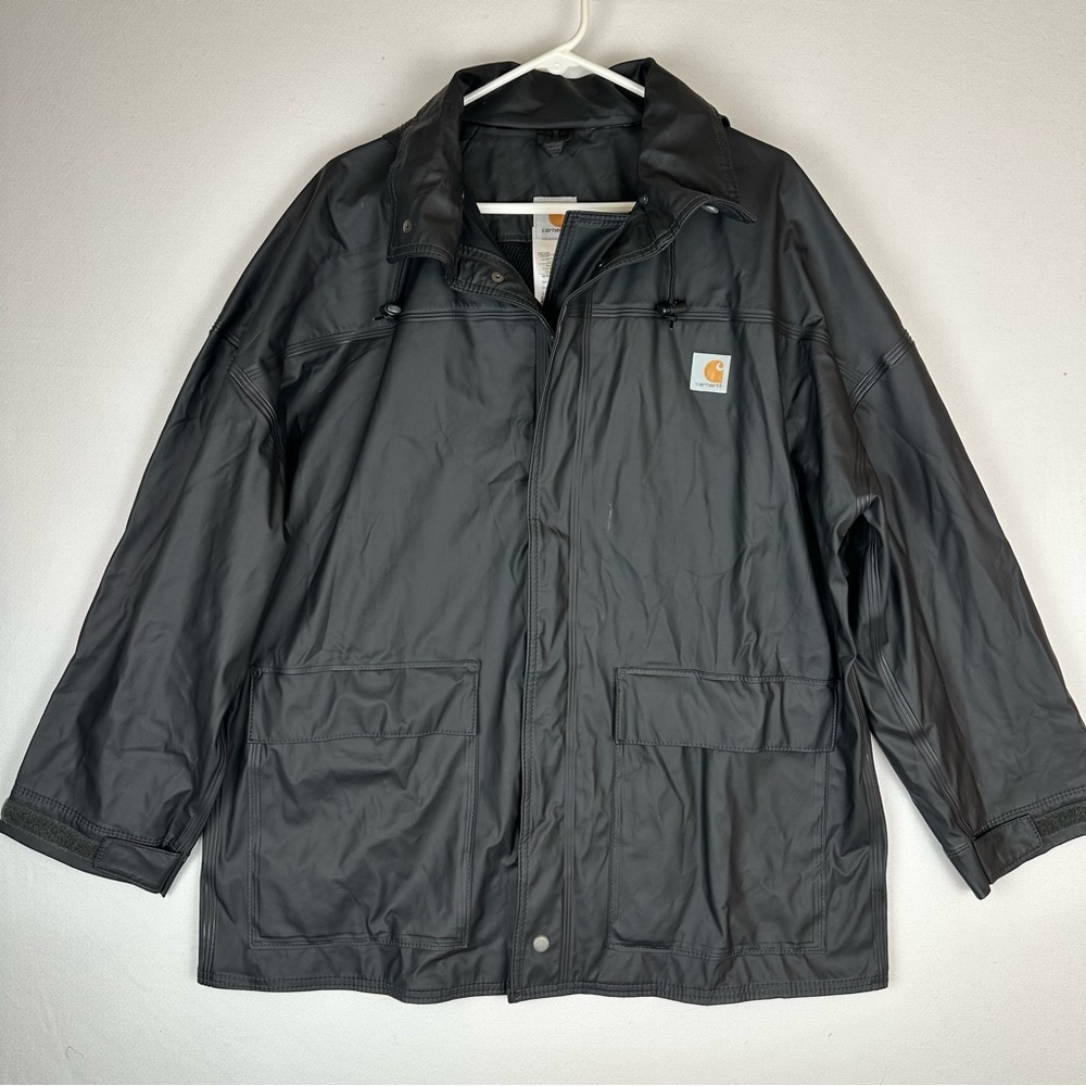 Carhartt‎ Rain Defender Waterproof Work Jacket Black